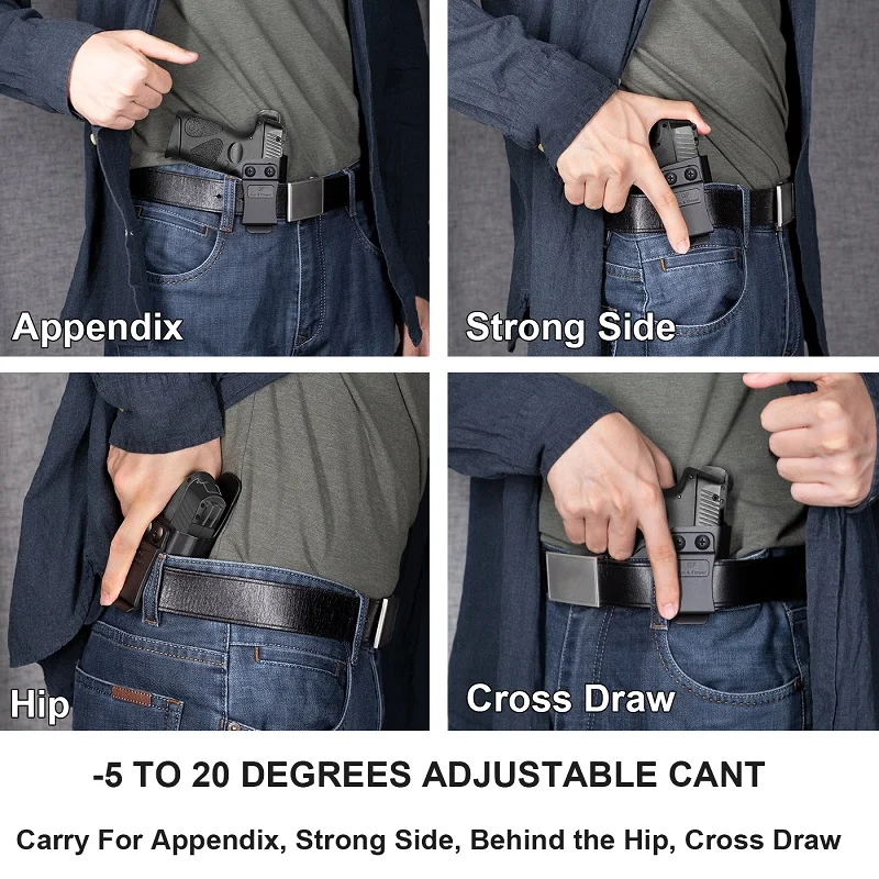 Smith & Wesson Shield Plus funda IWB polímero mano derecha - imagen 5