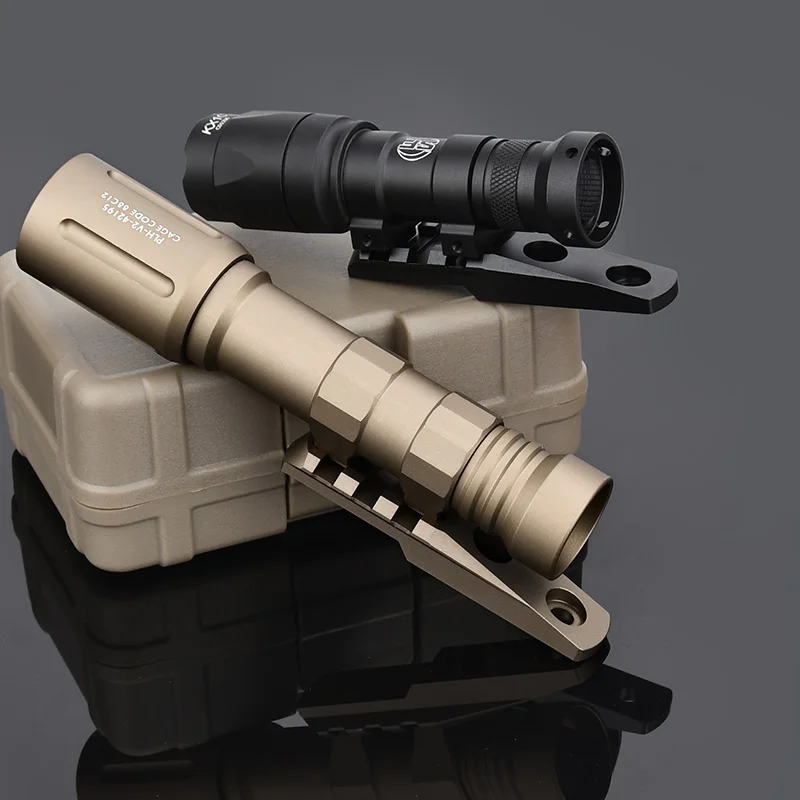 KDA Tactics montaje linterna KeyMod para rail Scout táctico caza
