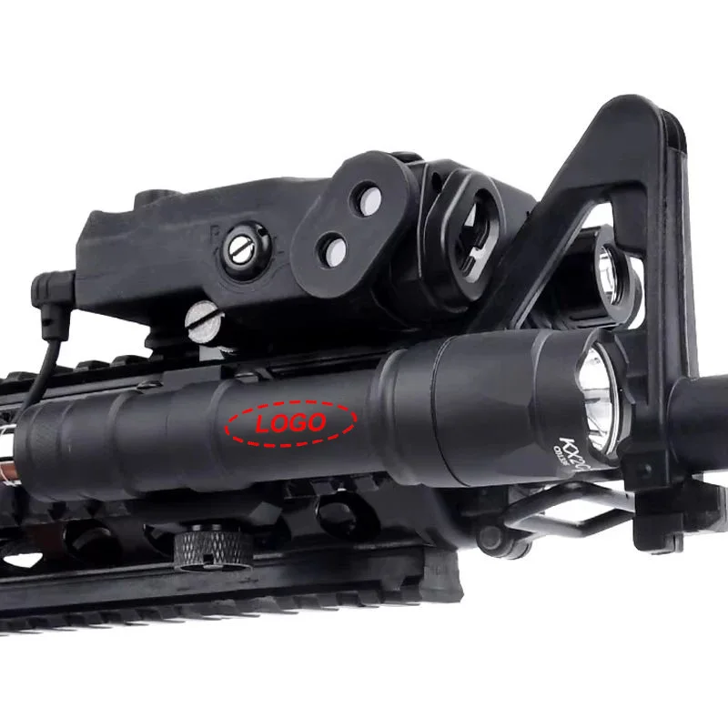 Linterna táctica PEQ-15 para airsoft y caza con indicador punto rojo - imagen 2