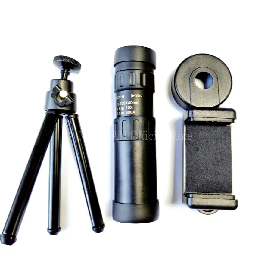 Monocular telescopio 10-300x40 HD BAK4 – Uso exterior