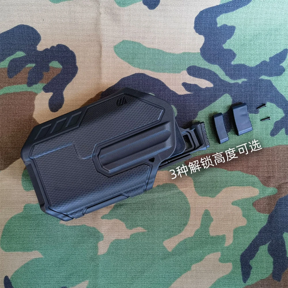 Funda táctica pistola airsoft con clip de cinturón extracción rápida - imagen 4