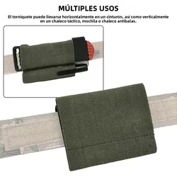 Soporte táctico torniquete funda elástica MOLLE para cinturón
