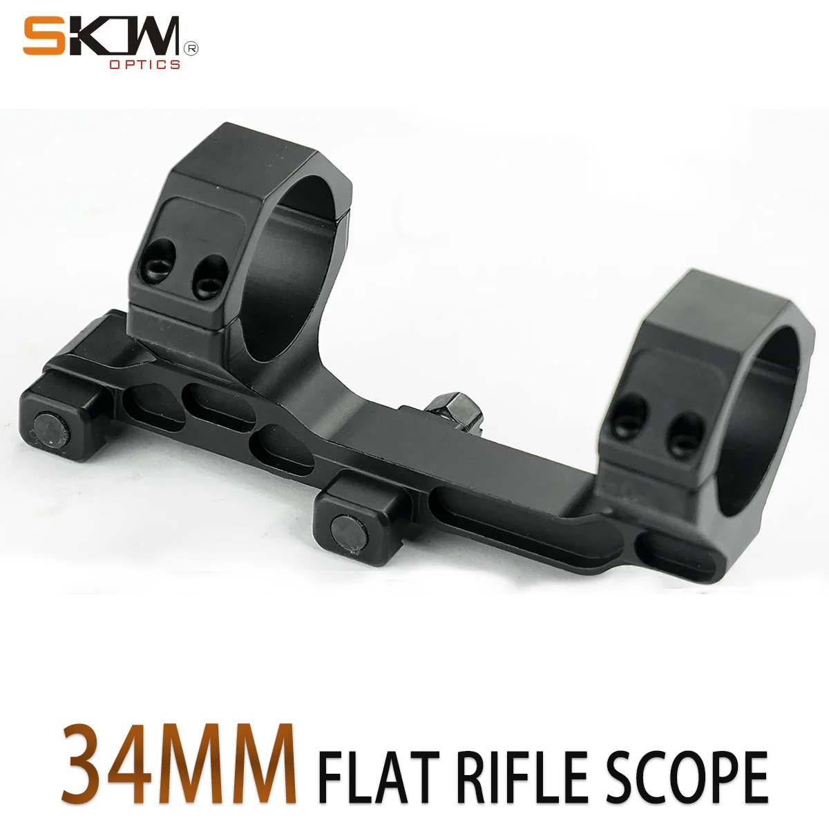 Riel Picatinny instalado en rifle AR15