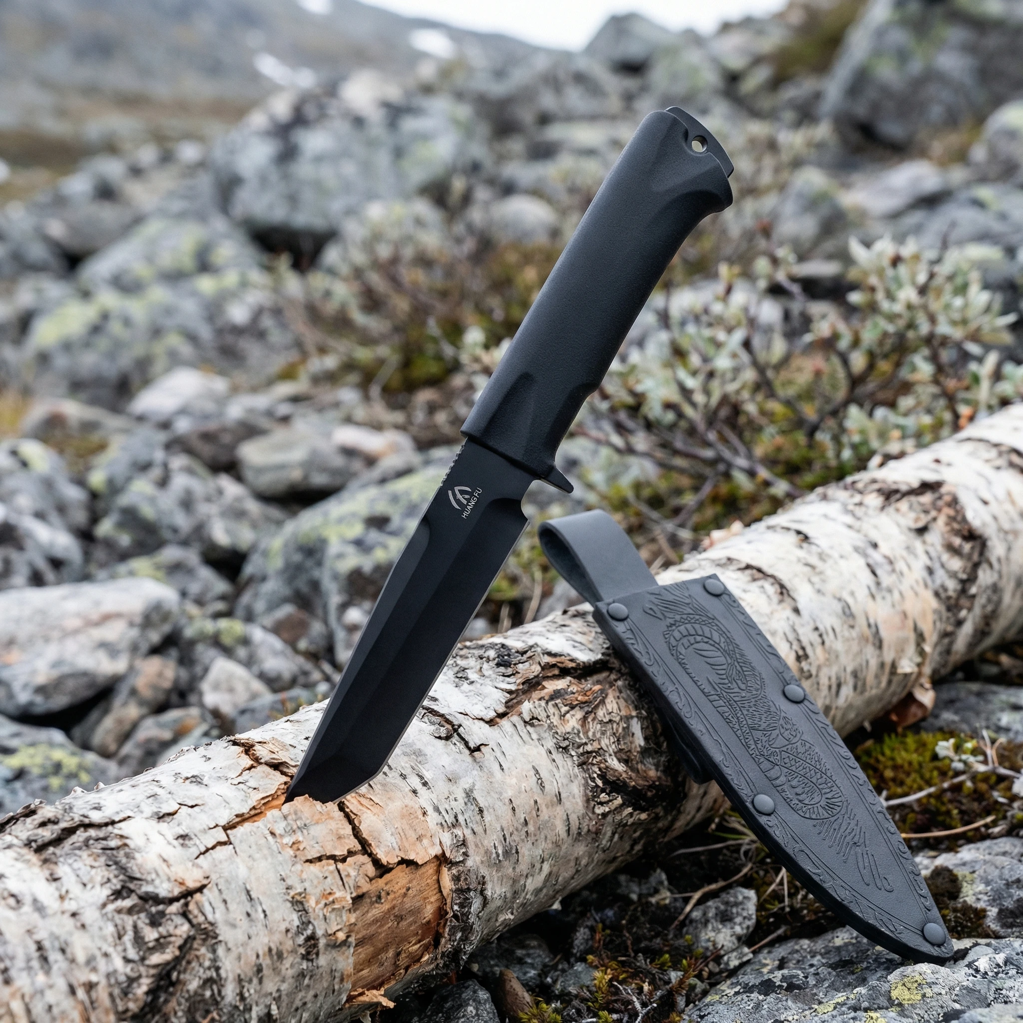 Cuchillo con funda para mayor seguridad