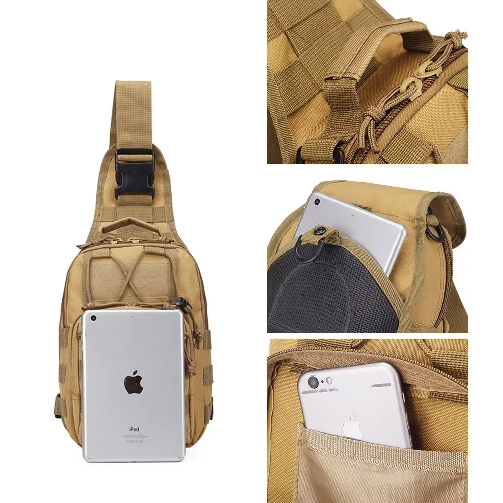 Bolso táctico bandolera de tela Oxford con correa ajustable y EDC - imagen 5