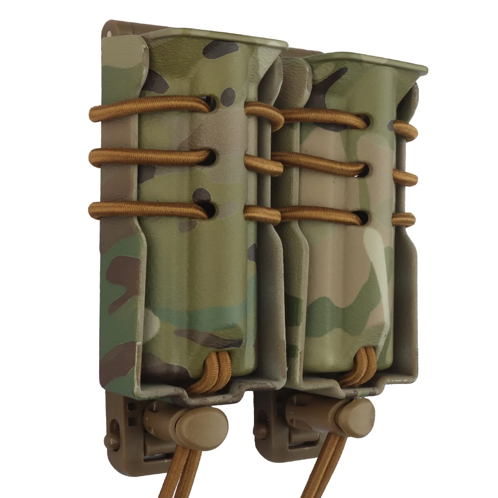 Portacargador doble 9mm liberación rápida MOLLE – Airsoft y paintball - imagen 5