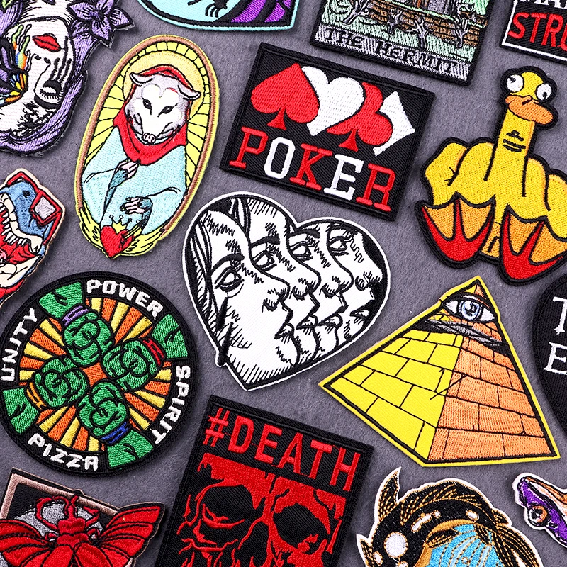 Parche Punk de Hip Hop – diseño animal calavera