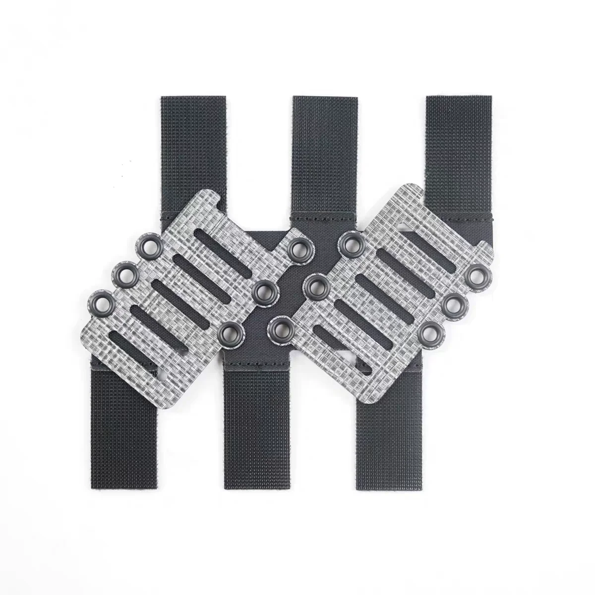 Placa adaptadora MOLLE táctica para cinturón doble fila - imagen 2