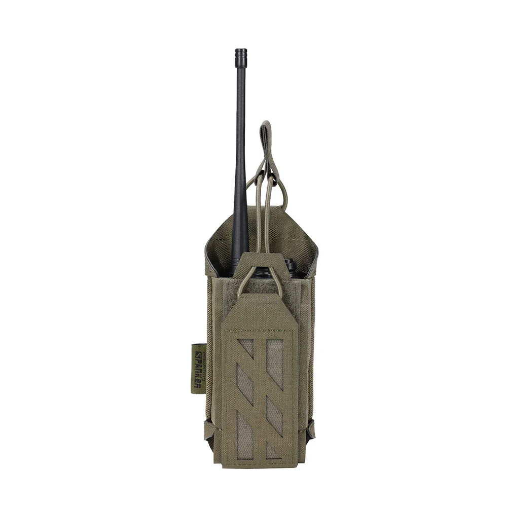 Bolsa táctica MOLLE 500D para walkie talkie y radio - imagen 2