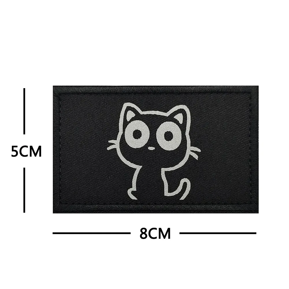 Parche táctico reflectante Teryx gato – Fijación velcro