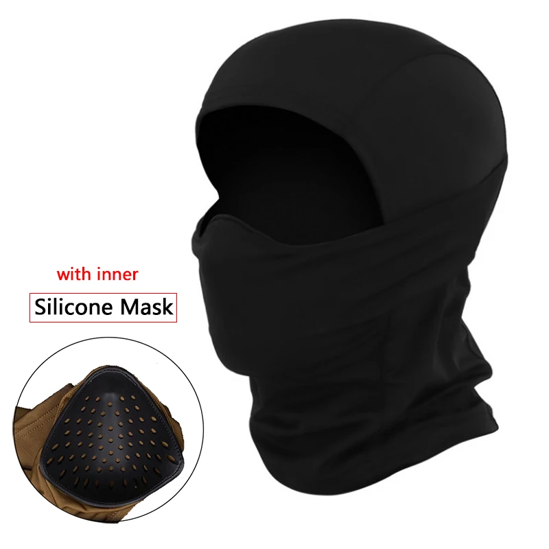 Balaclava táctica de silicona para casco, resistente al viento - imagen 3