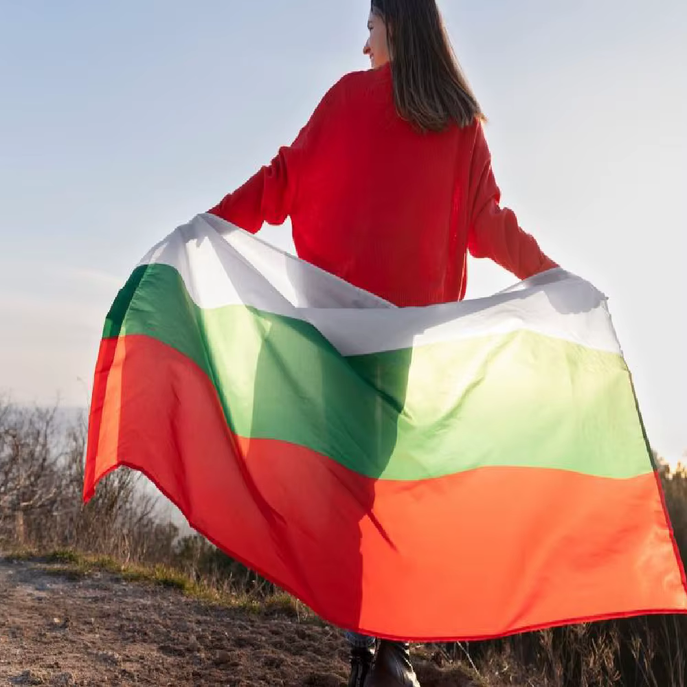 FLAGLINK Bandera de Bulgaria – Nacional para decoración exterior