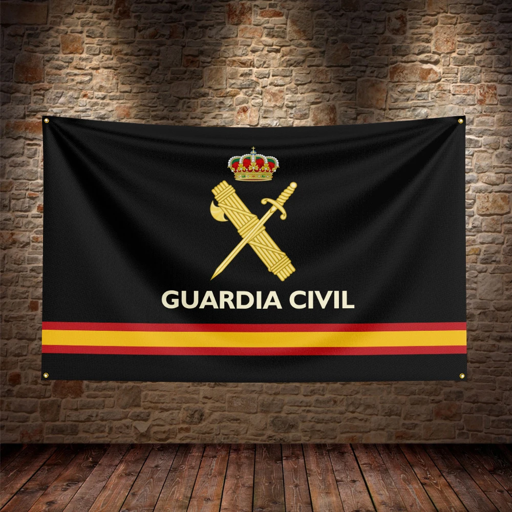 Bandera Guardia de España símbolo civil para decoración