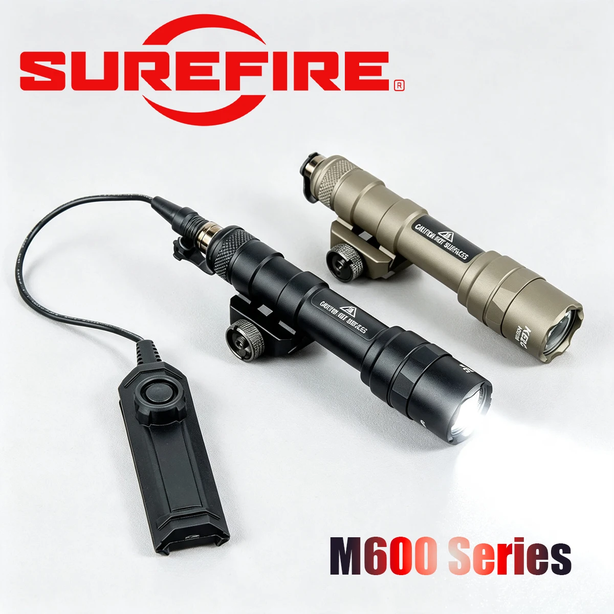 Linterna táctica Surefire M600C LED Picatinny 20 mm caza - imagen 3