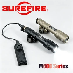 Linterna Táctica SureFire M600C Con Interruptor Dual y Riel – Caza Airsoft