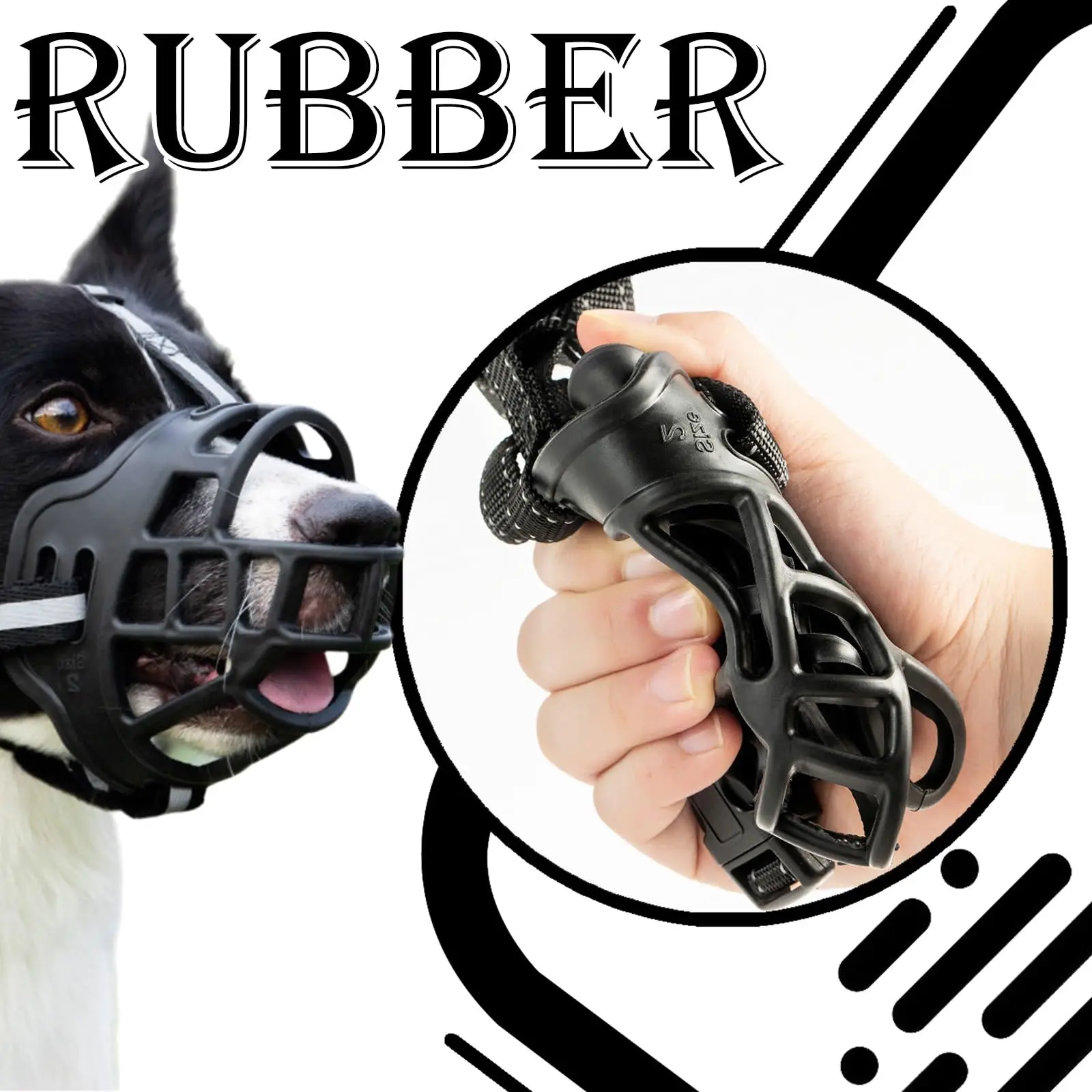Casco táctico K9 para perros con bozal, ajustable y resistente - imagen 4