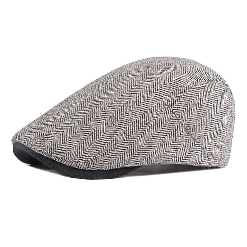 Gorra plana de sarga estilo periódico para hombre - imagen 2
