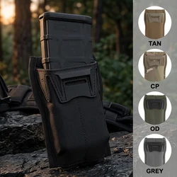 Porta-cargador MOLLE liberación rápida para rifle, táctica y caza