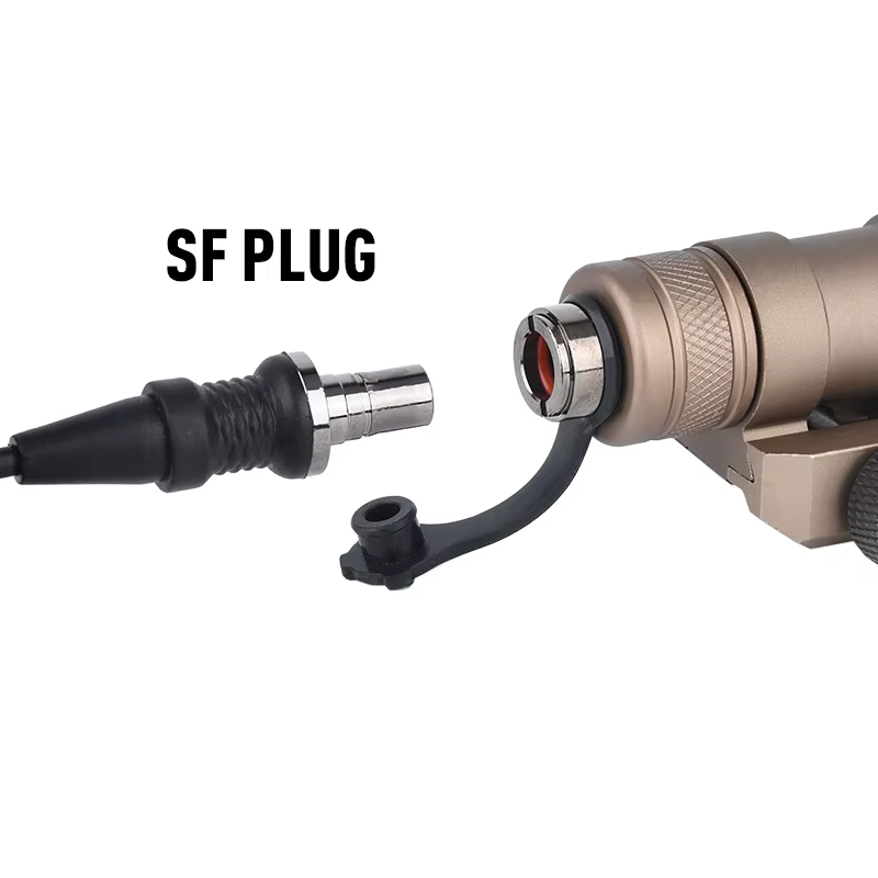 WADSN M300 linterna táctica con riel Picatinny y LED blanco - imagen 5