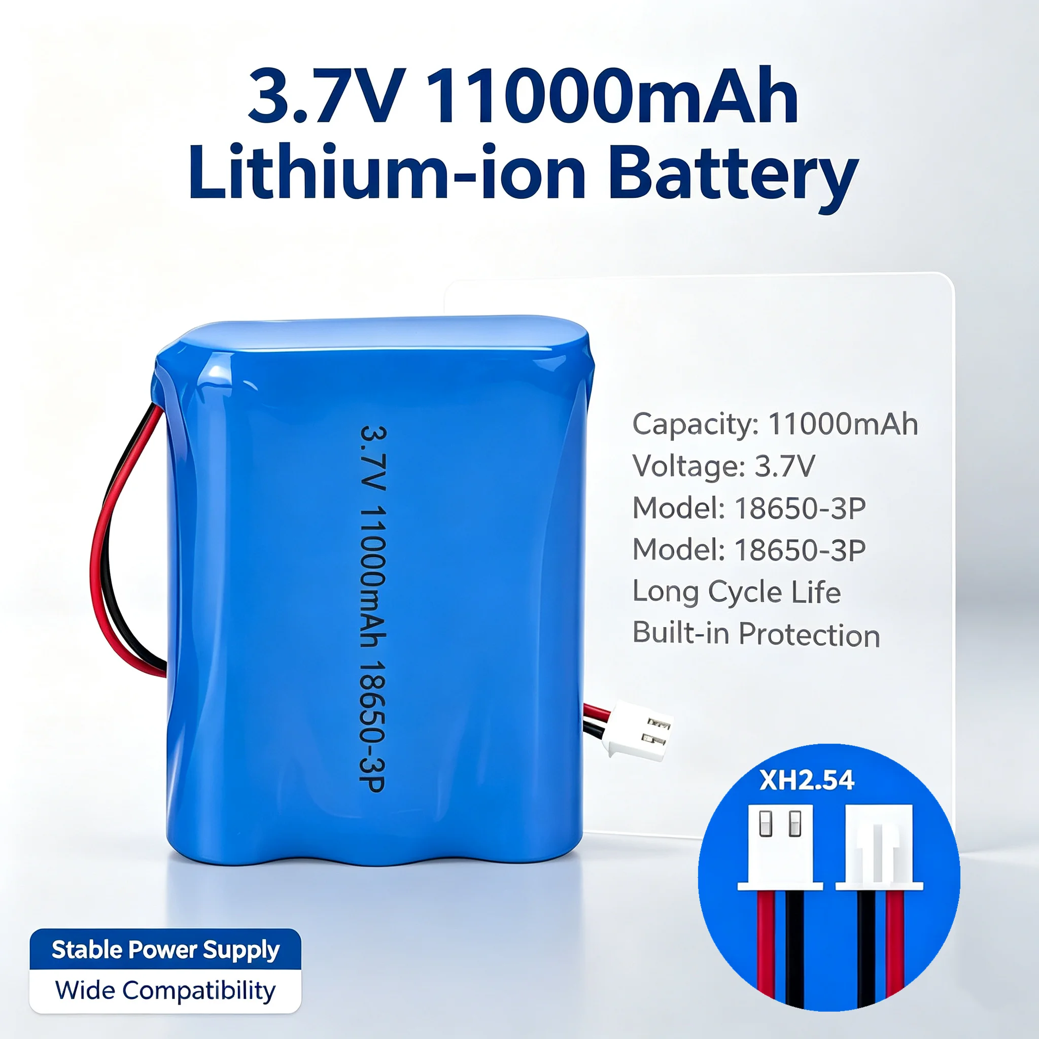 Batería 18650 de litio 3,7 V y 11.000 mAh con BMS - imagen 5