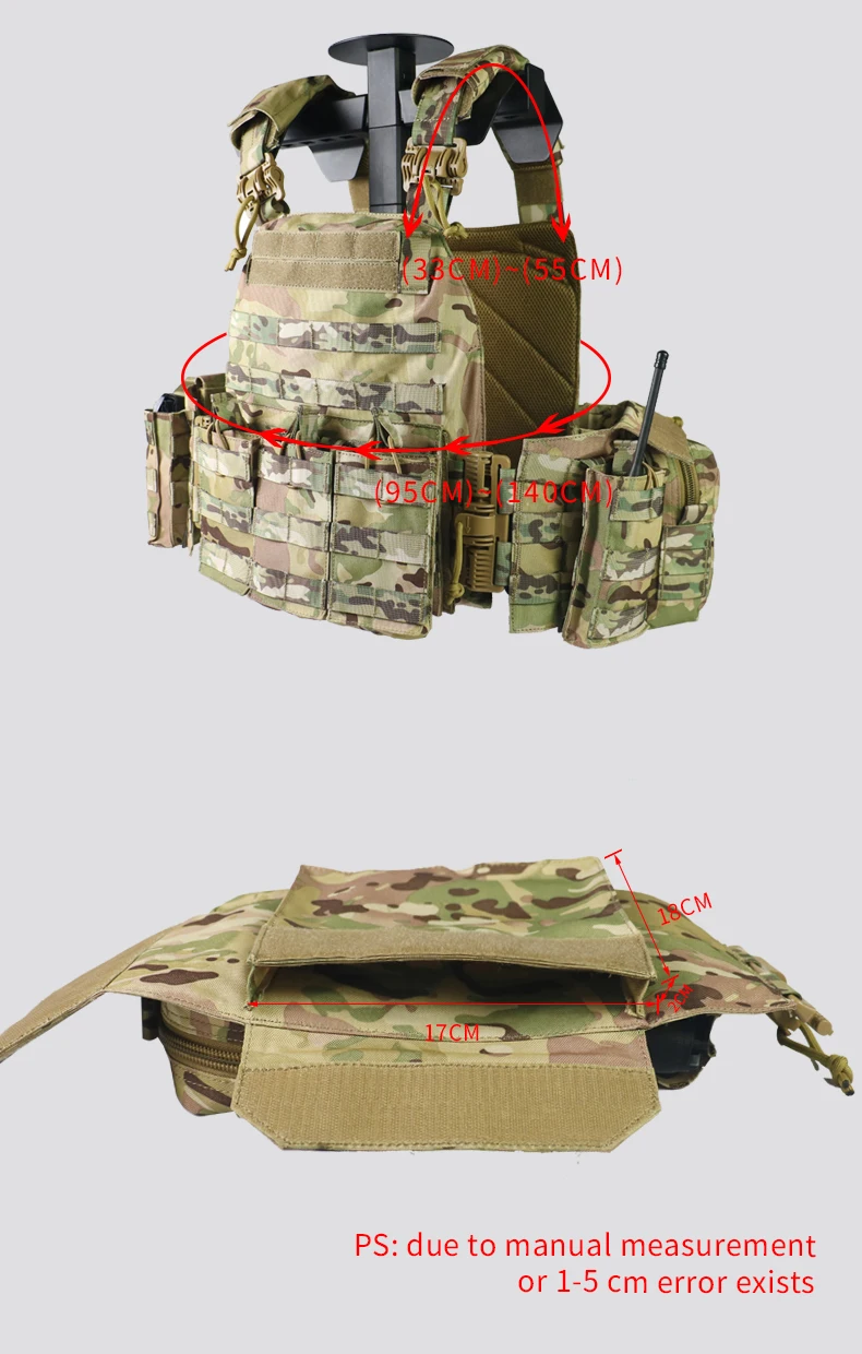 Bolsas tácticas y compatibilidad MOLLE