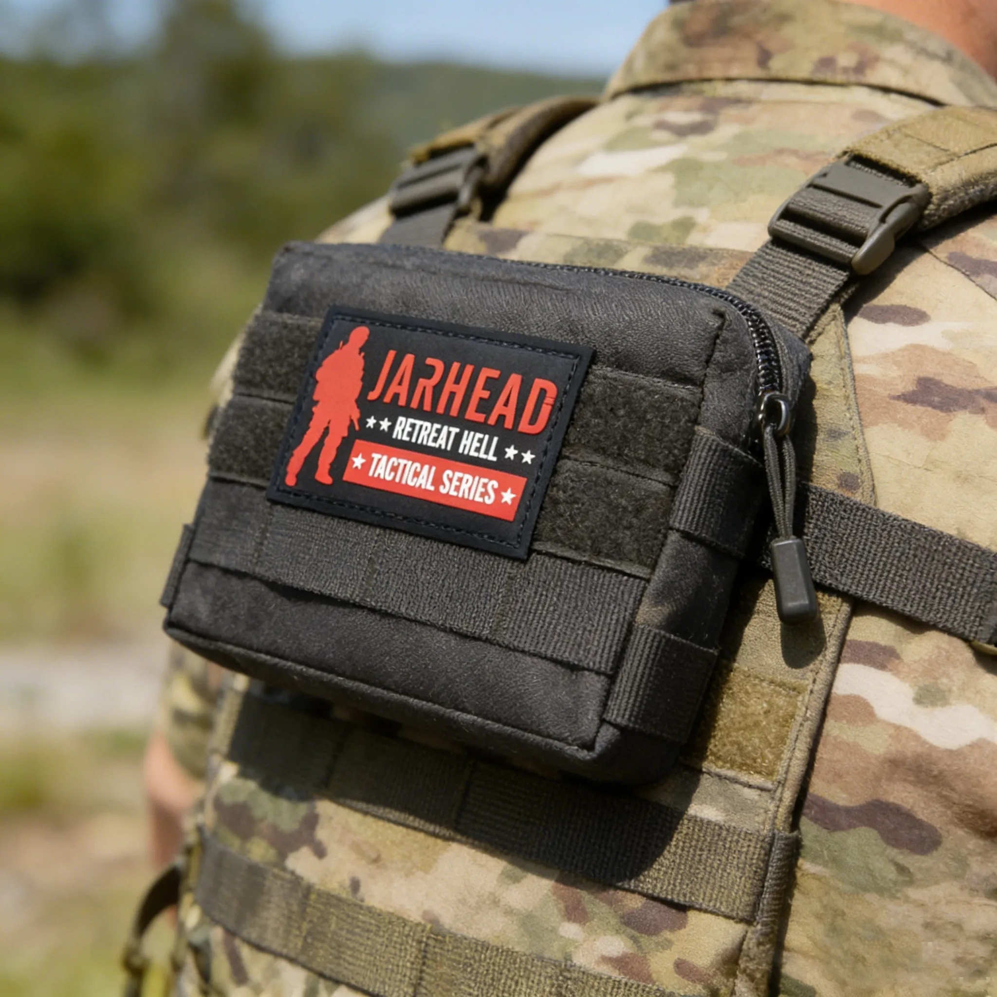Bolsa táctica MOLLE de nailon para accesorios EDC – organizador - imagen 2