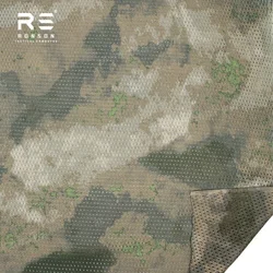 A-TACS-FG tela de malla camuflada poliéster antiestática doble cara
