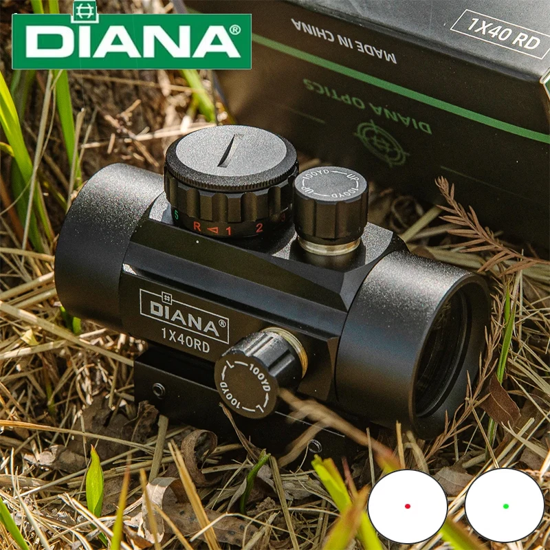 DIANA Mira punto rojo y verde para rifle con óptica exterior - imagen 4