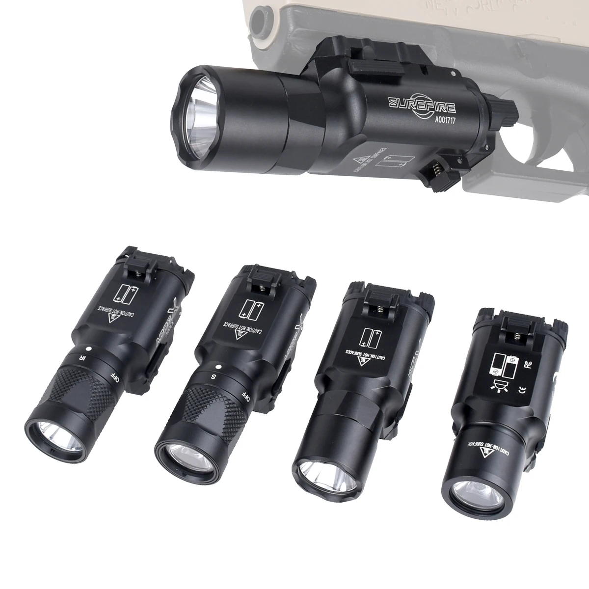 SureFire Linterna táctica X300 Ultra LED con interruptor dual IR - imagen 4