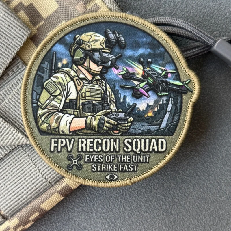 Parche táctico Moral FPV Recon Squad gancho y bucle - imagen 3