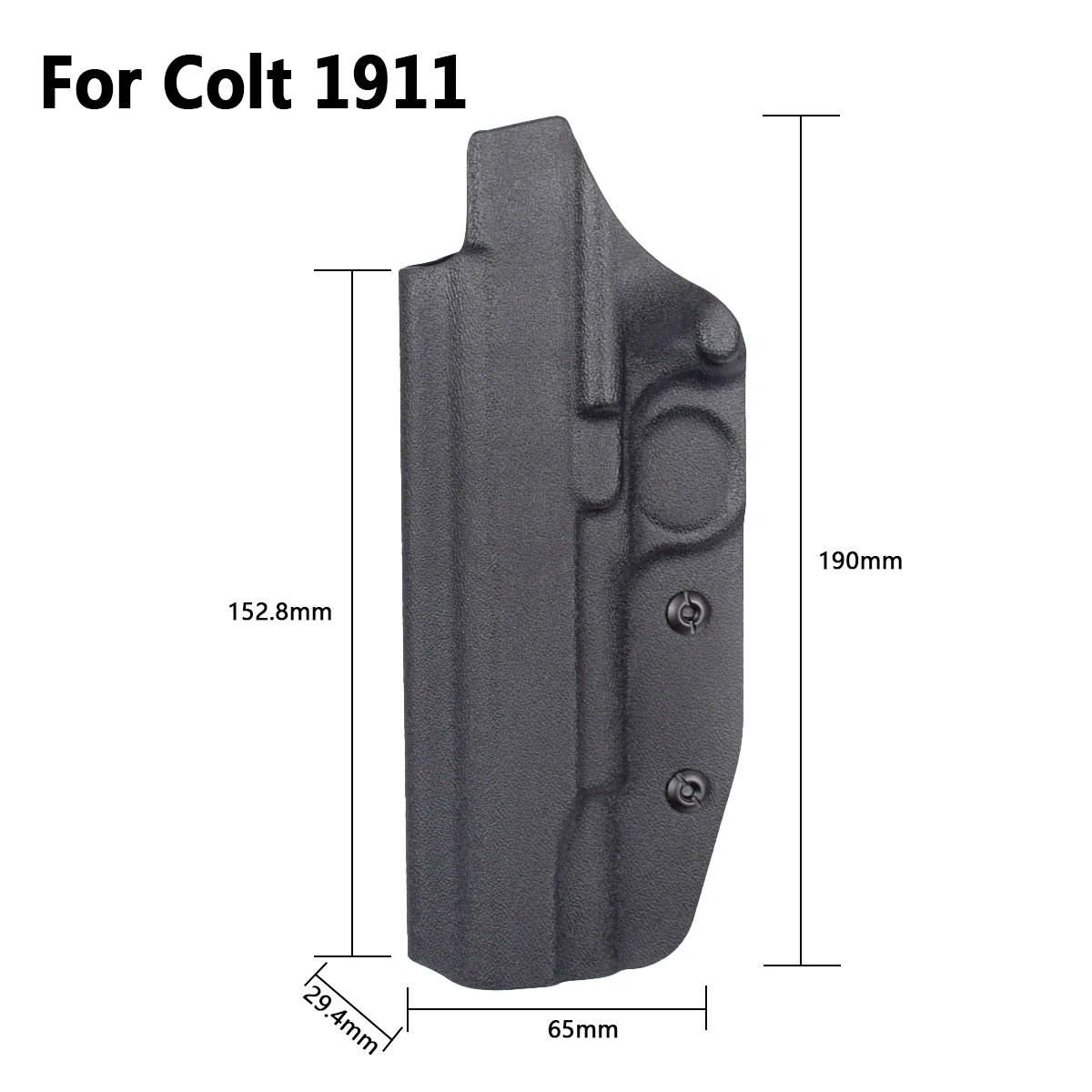Funda táctica Kydex IWB para Glock y pistolas Sig Sauer - imagen 3