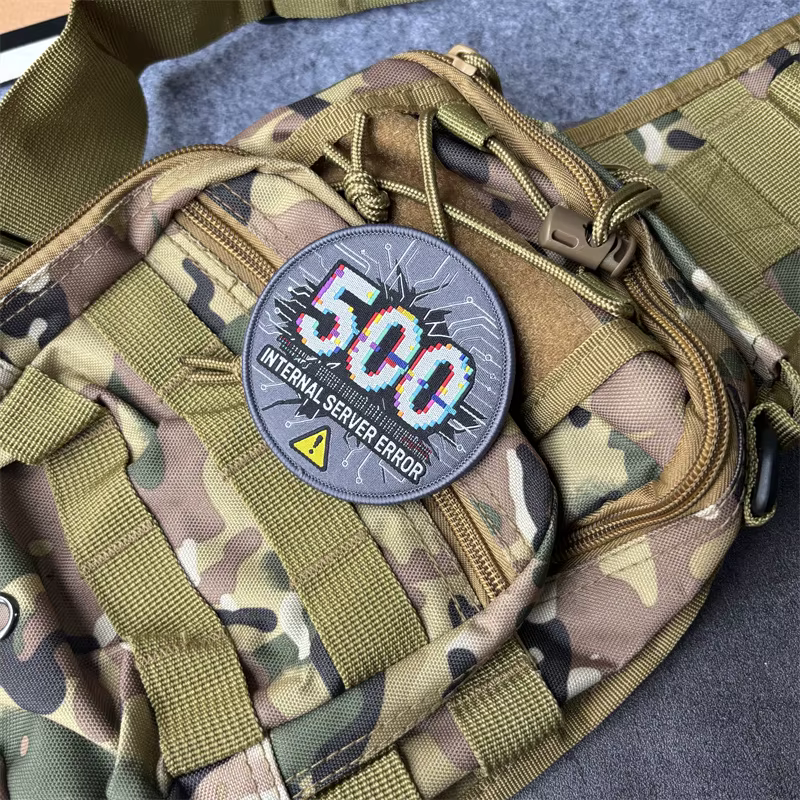 Parche táctico bordado militar con velcro para ropa y mochilas
