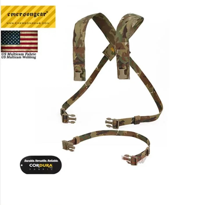 EMERSONG D3CRM Arnés táctico X-Harness con correa pectoral - imagen 2