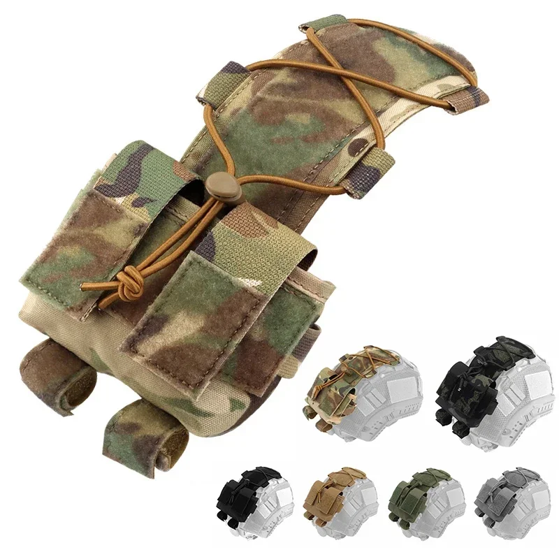 Bolsa contrapeso casco táctico equilibrador con cierre velcro - imagen 4