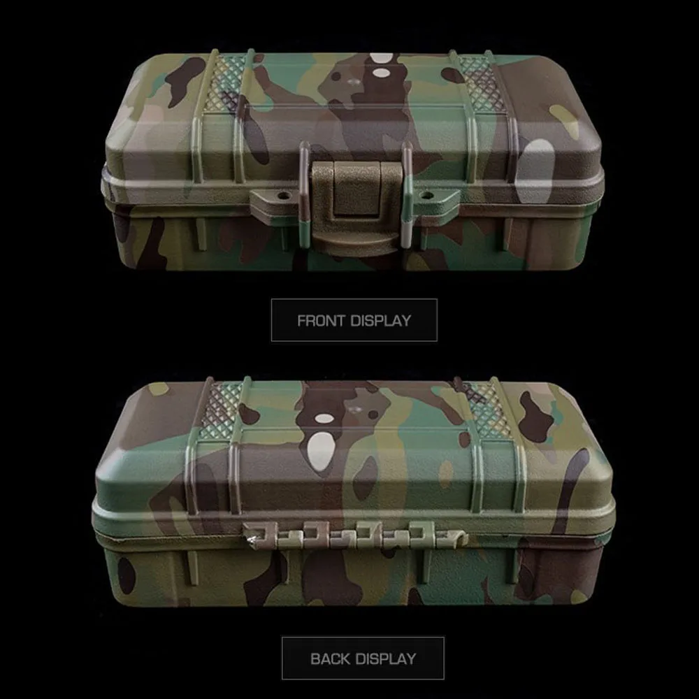 Maletín táctico impermeable con espuma para linterna y herramientas - imagen 2