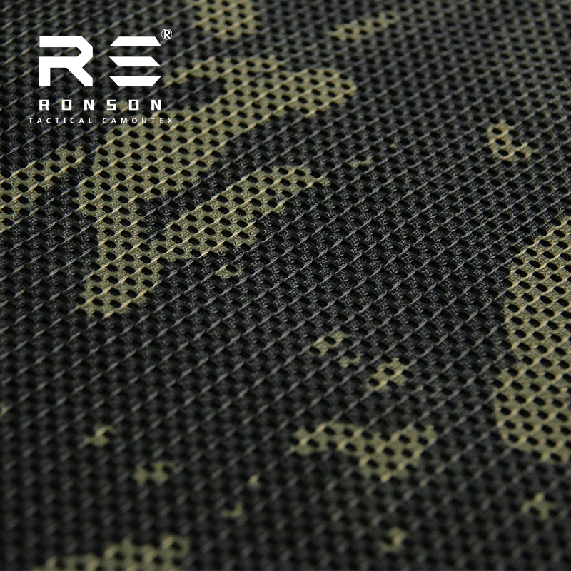 Tela camuflaje táctico malla tricot para impresión resistente - imagen 5