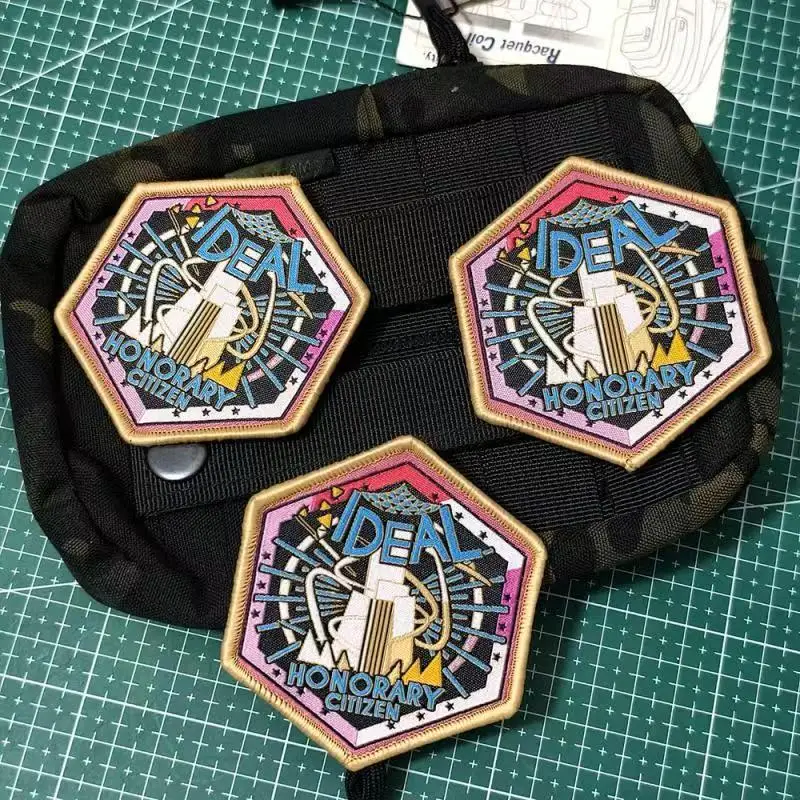 Ark of Tomorrow Parche Bordado Hexagonal Brazalete Táctico - imagen 2