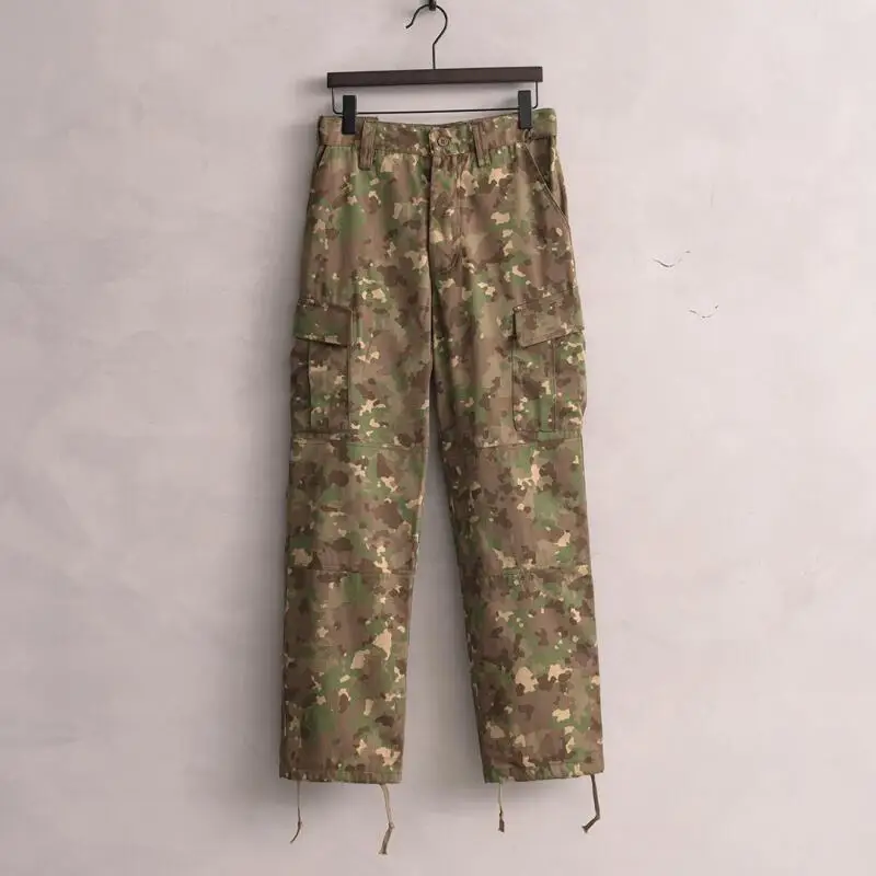 Pantalones tácticos de exterior con cintura elástica, anti-suciedad - imagen 2