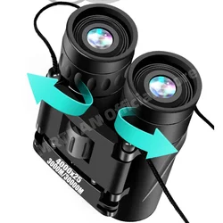 Binoculares compactos HD óptica BAK4 FMC para caza al aire libre