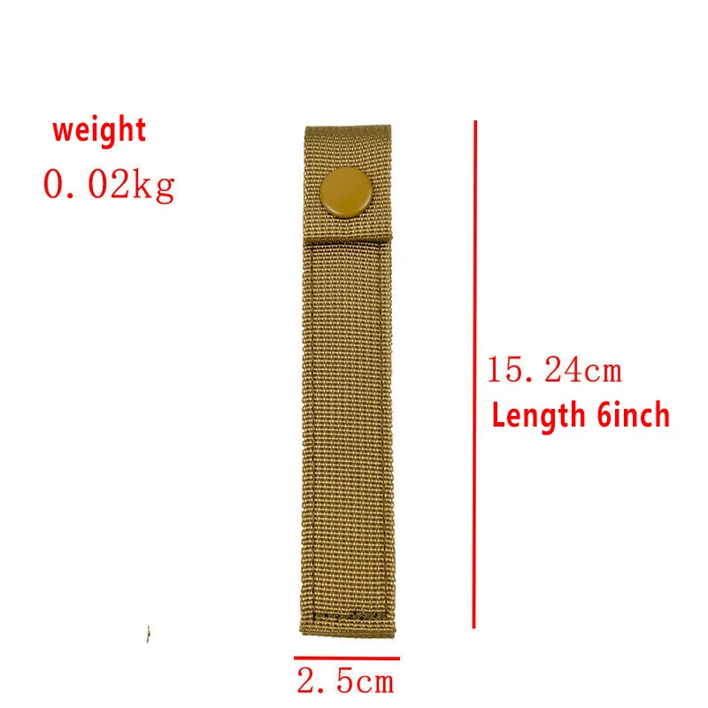 Banda MOLLE modular de nailon para mochila táctica - imagen 4
