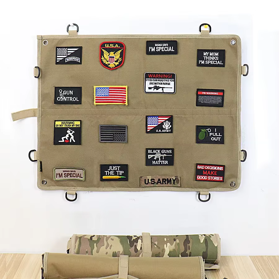 Soporte para panel militar con velcro