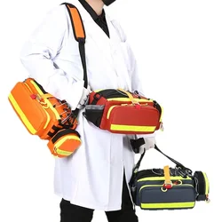Botiquín táctico impermeable para cinturón o cruzada, auxilios