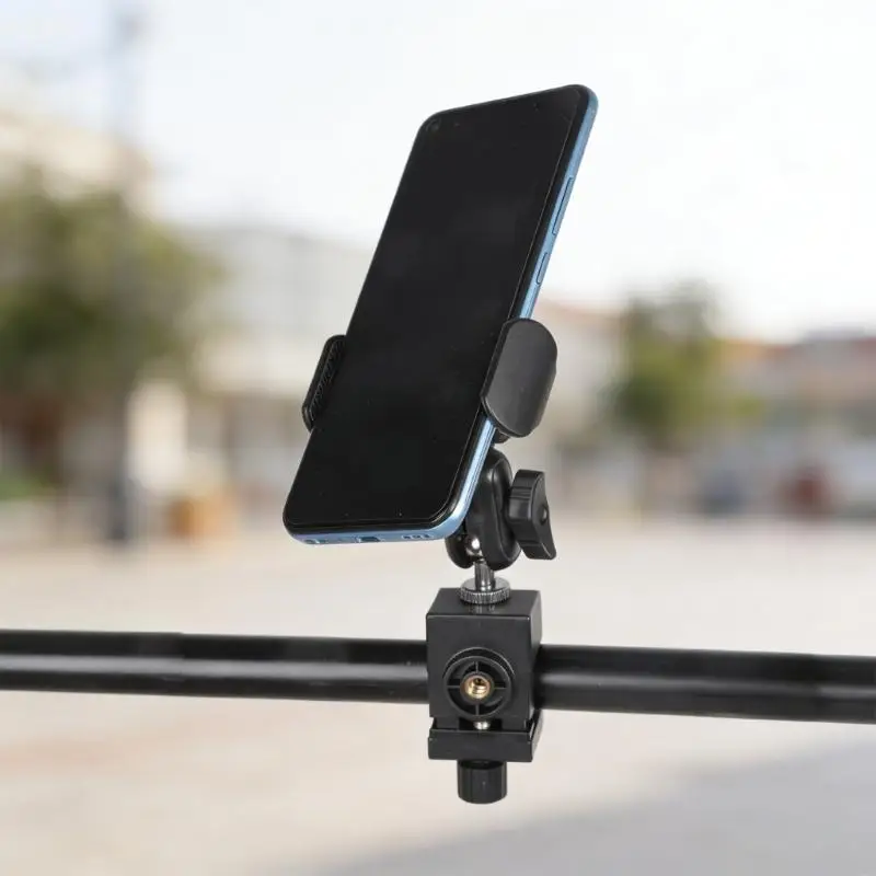 Soporte giratorio universal para teléfono con fijación rápida