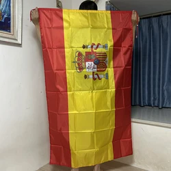 Bandera de España tipo chal de poliéster para hombro y fútbol