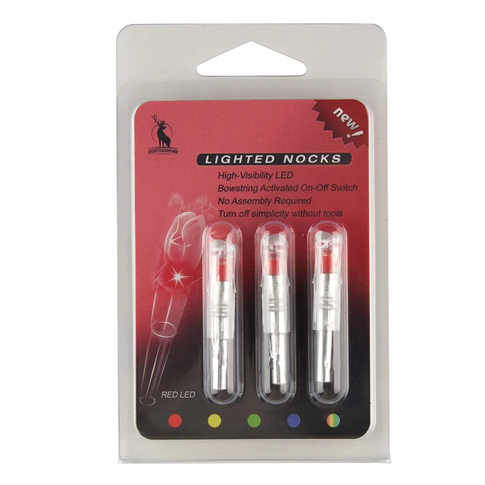 Nocks LED para flechas de ballesta, visibilidad nocturna y punta - imagen 3
