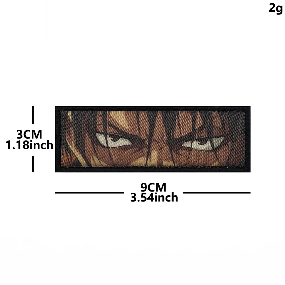 Parche velcro para mochila ojo chica anime oscura Berserk - imagen 2