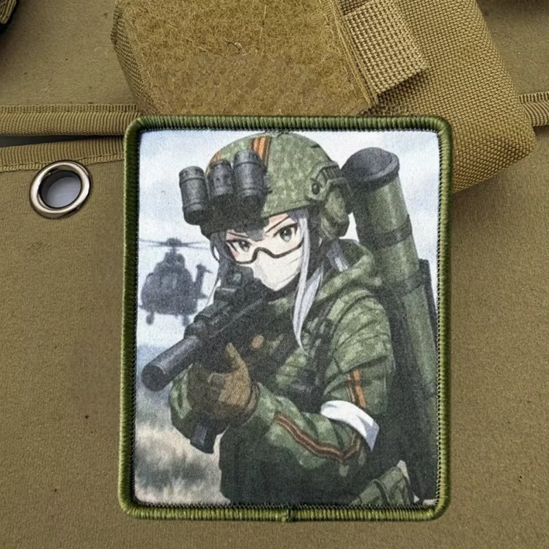 Parche bordado anime velcro para chaquetas y mochilas - imagen 5