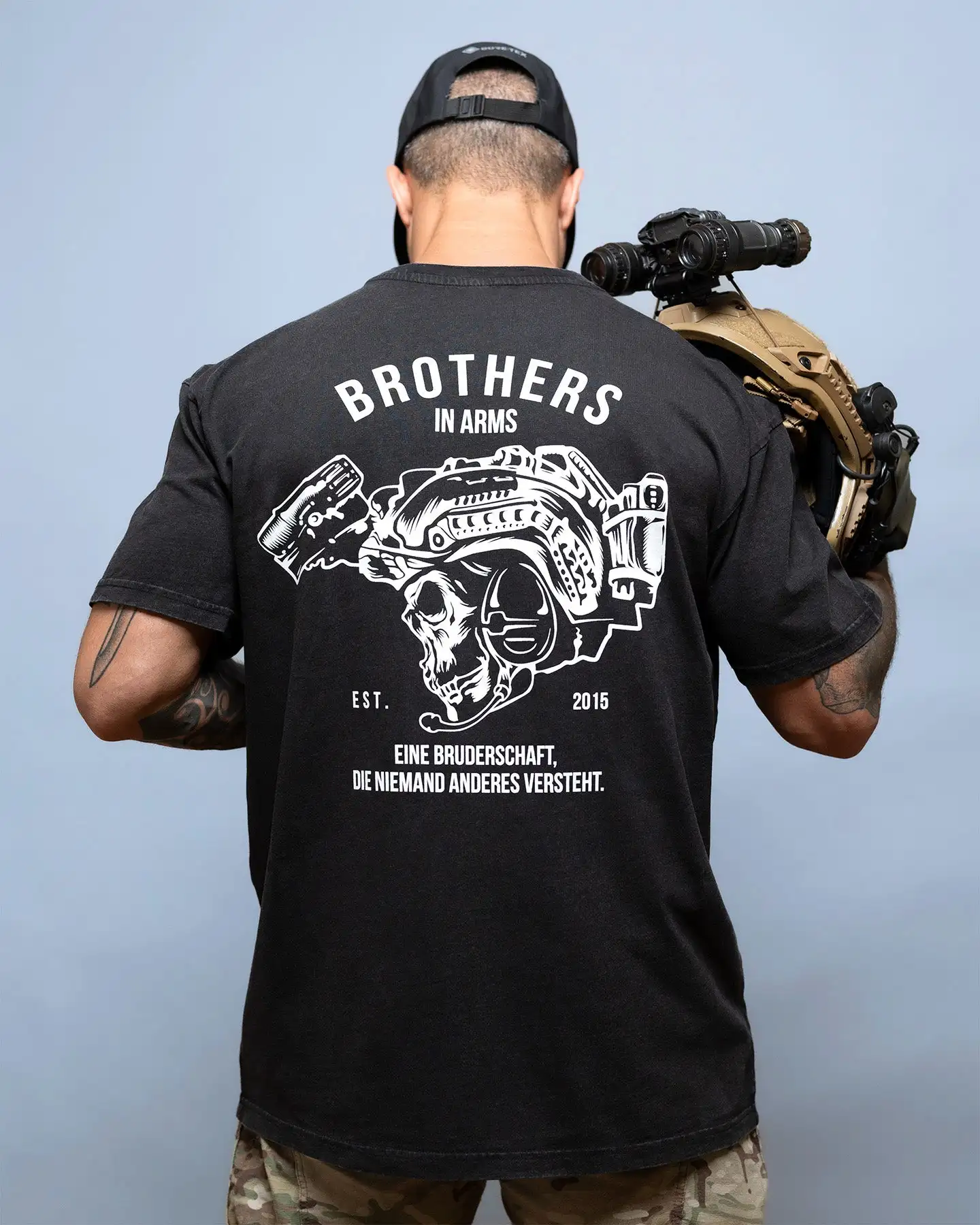 Brothers in Arms Camiseta táctica transpirable de algodón para verano - imagen 3