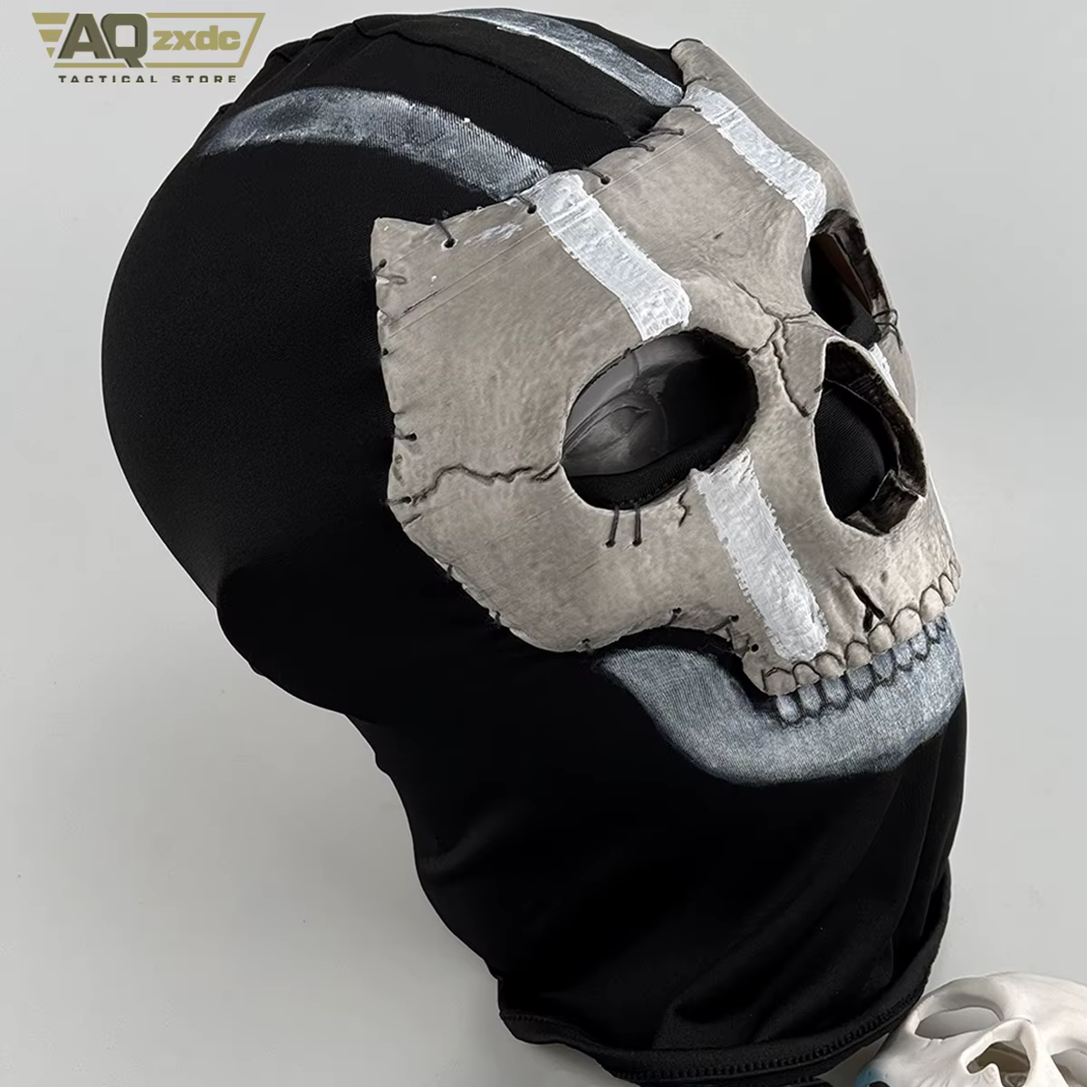 AQzxdc Máscara Esquelética Fantasma Airsoft COD Warzone - imagen 4