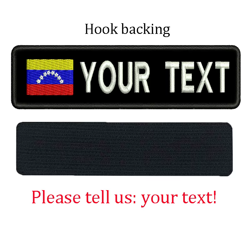 Parche nombre personalizado bandera Venezuela bordado MOLLE - imagen 4